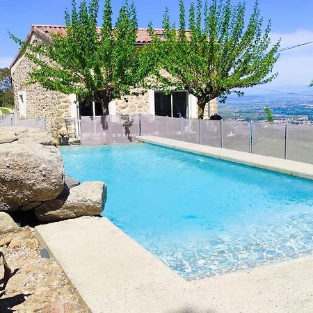 Villa Spacieuse -Vue Exceptionnelle- Piscine Saint-Romain-de-Lerps Luaran gambar