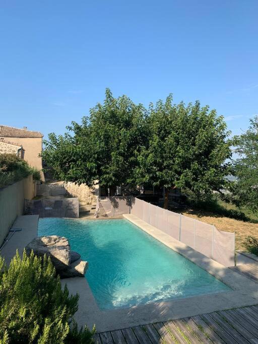 Villa Spacieuse -Vue Exceptionnelle- Piscine Saint-Romain-de-Lerps Luaran gambar